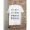 Bath Retro Art Rugby Shirts T-Shirt